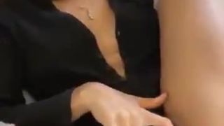 Hallie's Wet with Dildo