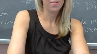 Cassideestarr teacher spanks herself in clasroom