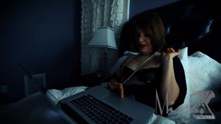 MissaX - Watching porn with Mommy in private premium video ASMR