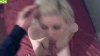 Tiny Blonde-Big Facial