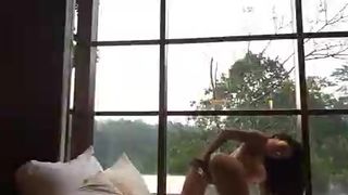 @n@Pur3L0v3 strip recording by the window