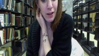 Library Masturbation- Does anyone know who she is?