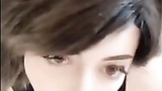 Momokun transparent dildo