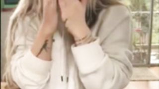 JoJo Levesque accidental boob flash w/ slowmo