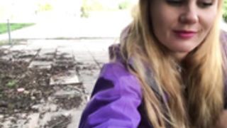 Ivi Roses - Dildo Ride In Public