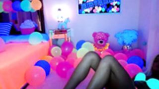 Amy BDay pink thong lots of ass