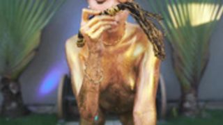 loollypop24 body in gold show