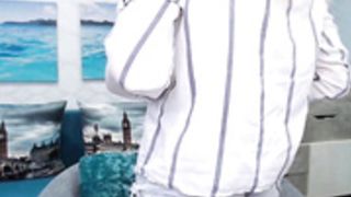 KatherineSmith (Dasha) - No Bra Shirt, Tits Caress 1