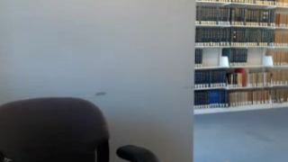 Masturbating in library