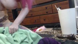 Animergamergirl DP fuck machine recording 010117
