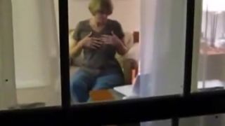 Hide Webcam on Old Mom in the House