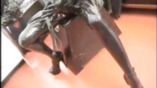 Natasha Dresses up in latex 4