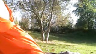 Pussy show in public park - Kova