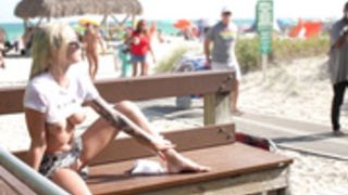 Angel Nude Beach Shower  - bubba