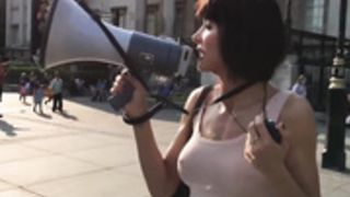 Kinky Milo Moiré Lets Strangers Touch Her Tits & Pussy