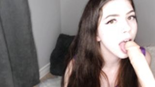 lilcanadiangirl cheerleader facial