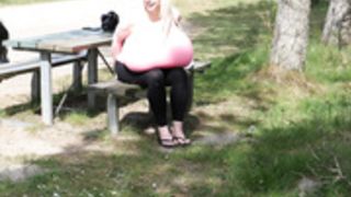 Beshine in a sweater