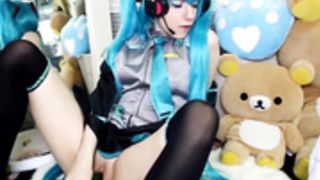 Lana Rain - Sexually Frustrated Hatsune Miku Uses A Cuc