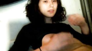 Sarah SeaSol plays with her sissy tits ass and cock