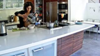 Reallifecam - Tesla naked breast in the kitchen