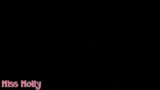 MissMolly - Dildo Bouncey Ball in Shower with Syrup