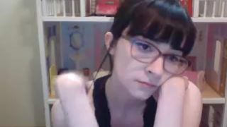 banananutella, topless, glasses, chatting