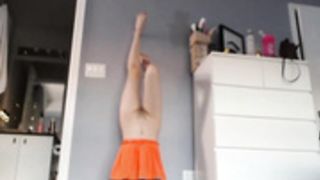 RorrieGomez Cheerleader Headstand