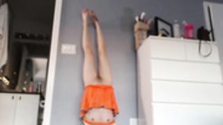 RorrieGomez Cheerleader Headstand