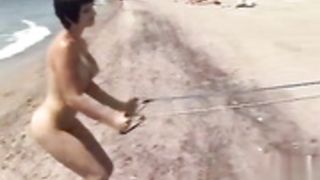 Naked News On The Beach