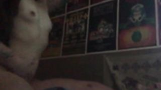 Texas tattooed teacher cowgirl cock ride