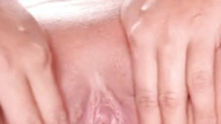 Upclose pussy spreading looped