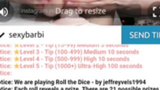 sexybarbi dildo show