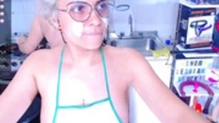 mother daughter asslicking