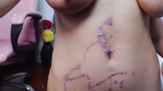 Hot candle wax