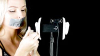 Tape gagged ASMR 2
