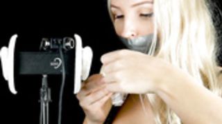 Tape gagged ASMR 2