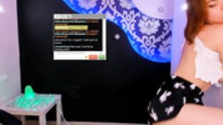 Coy_Lana twerking in a micro-top on 19 June 2021