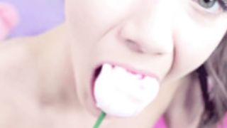 PrincessBambie: Candy Lick and Masturbation