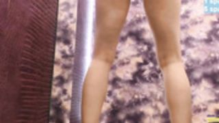 Shy__Mia squats in leotard on 18 June 2021