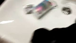 Vanessa00 with stranger in public toilet