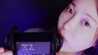 Eunzel ASMR Youtube/Twitch Patreon Ear Lick And Sucking