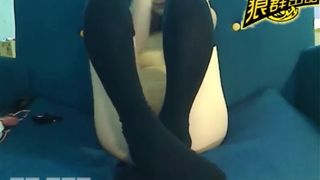 Cute japanese babe bates on webcam