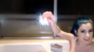 kati3kat bath recording Cums with a rubber ducky