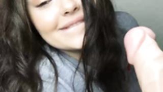Wearethebestinthissite sucking dildo