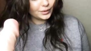 Wearethebestinthissite sucking dildo