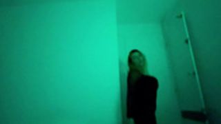 Avalon Hope stripped down and leashed