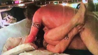 Texas tattooed Teacher cum dumpster gets cocked 2