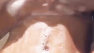 Iryna Ivanova lathers her hot body