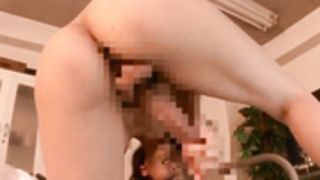 Japanese cute futanari teacher masturbation