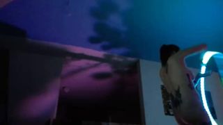 purple_star, hoola hoop, naked, dancing